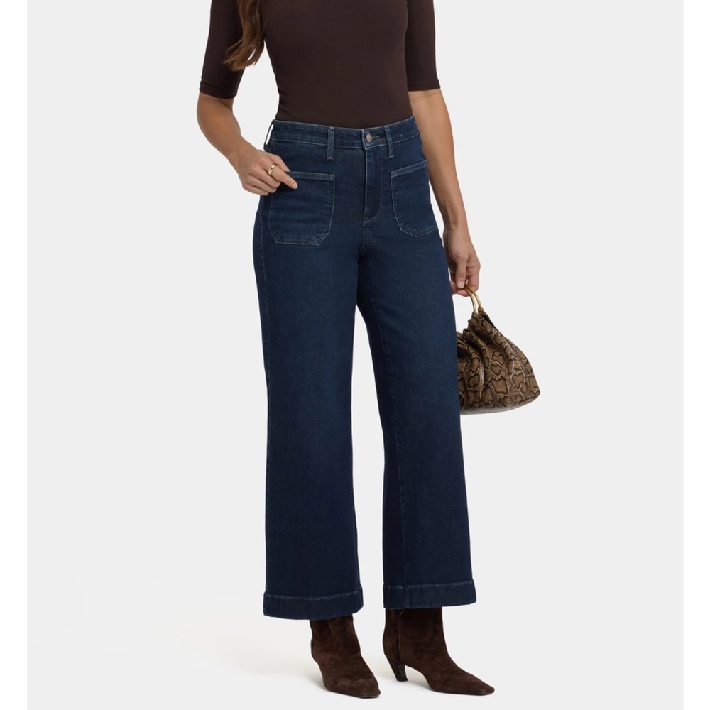 NYDJ Teresa Wide Leg Ankle Jeans